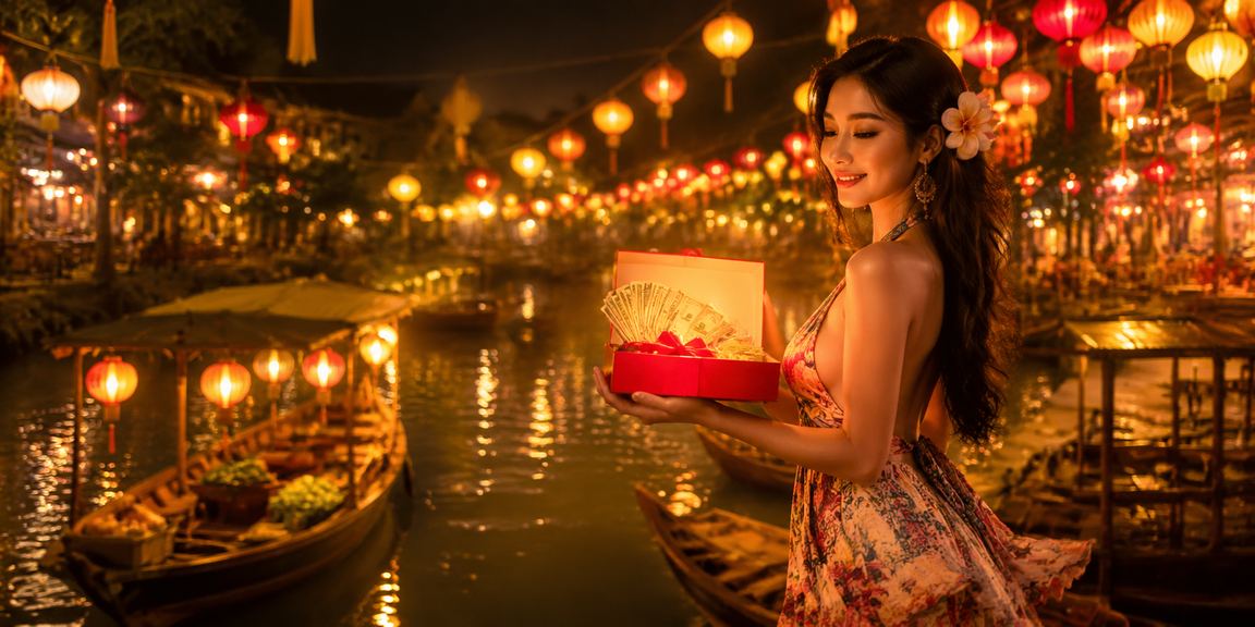 Không khí chợ đêm Huế với người dùng tìm hiểu thông tin cá cược thể thao